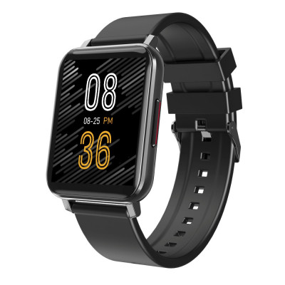 Ceas Smartwatch XK Fitness T8 cu Moduri fitness, Functii sanatate, Calorii, Cronometru, Notificari, Distanta, Bratara silicon, Negru foto