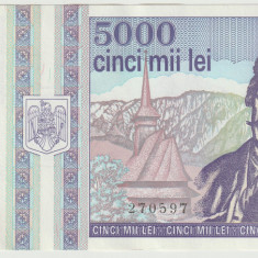 Romania, 5000 lei 1993_aUNC_ E.0016 - 270597