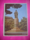 HOPCT 15856 MONUMENTUL POETULUI FILOZOF NIZAMI GANGEVI - BAKU 1994- AZERBAIJAN - -EUROPA -NECIRCULATA