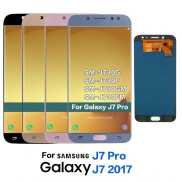 Display cu touchscreen OLED Samsung Galaxy J7 J730F Auriu Original foto