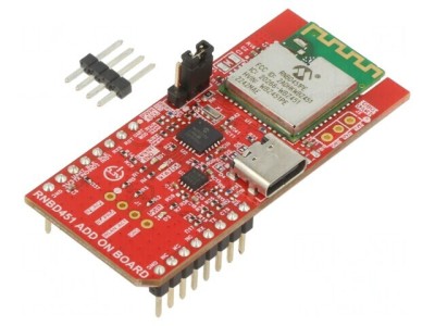 Kit Dezvoltare Microchip Bluetooth Low Energy RNBD451PE EV25F14A foto
