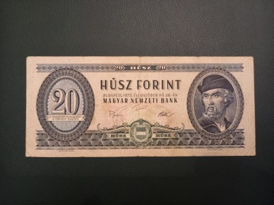 Ungaria 20 forint 1975 foto
