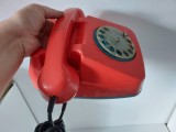 Telefon fix cu disc, Anii 70, model EM-72, Made in Romania, RS-72492