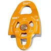 Scripete Alpinism SINGING ROCK Extra Plus, 32kN, Diametru Coarda 13mm, Rulment Etansat, Aluminiu, Orange