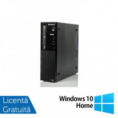 PC Refurbished Lenovo ThinkCentre E73 SFF, Intel Pentium G3220 3.00GHz, 4GB DDR3, 500GB SATA, DVD-RW + Windows 10 Home foto