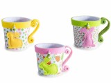 Set 3 decoratiuni Paste textil multicolor 13,5 x 10,5 x 10 H