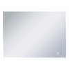 Oglinda cu LED de perete de baie, cu senzor tactil, 80 x 60 cm
