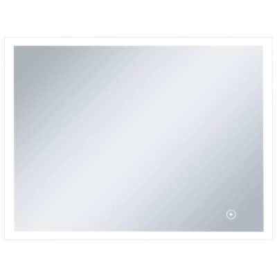 Oglinda cu LED de perete de baie, cu senzor tactil, 80 x 60 cm foto