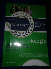 Bacalaureat 2018. Anatomie si fiz., gen. si ec. umana. Cl XI - XII foto