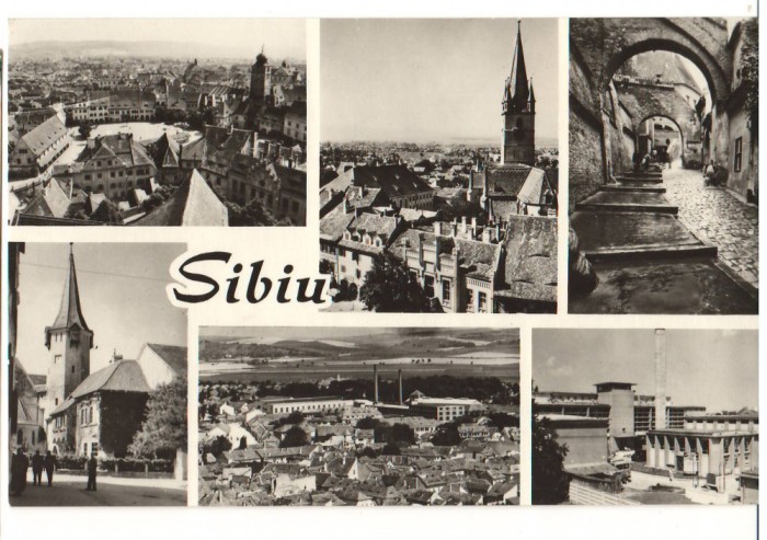 CPIB 16865 CARTE POSTALA - SIBIU., MOZAIC