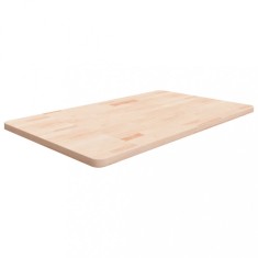 vidaXL Blat de baie, 100x60x2,5 cm, lemn masiv netratat