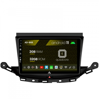 Navigatie Opel Astra K, Android 11, E-Quadcore 2GB RAM + 32GB ROM, 9 Inch - AD-BGE9002+AD-BGRKIT251 foto