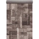 Traversa Festonata Surfilata, Model Mira 24007-120, Inaltime Fir 6 mm, Latime 1m, Marime 100 x 300 cm, Maro, Antialergic, Polipropilena, Living, Dormi