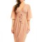 N762-822 Rochie midi cu maneci trei sferturi