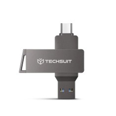 Stick USB 256GB, memorie externa telefon Asteroid GSM, THSM20, gri