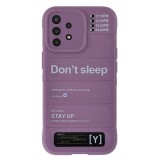 Husa compatibila cu samsung galaxy a23, personalizata shockproof rugged, camera protect, mov