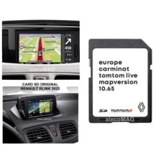 SD Card Renault Clio Carminat TOMTOM LIVE (fab 2011-2013) Romania-Europa 2022