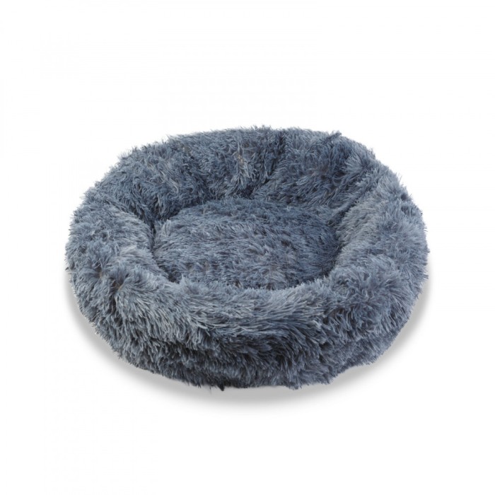 Pat pentru caini - rotund - marimea &quot;M&quot; - 60 cm - gri Best CarHome