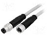 Conector M8, 3 pini, clasa etanseitate {{Clasa etan&amp;#351;eitate}}, HARTING - 21348081380005