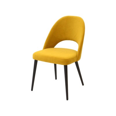 Scaun galben din material sau piele ✔ model EXPRES foto