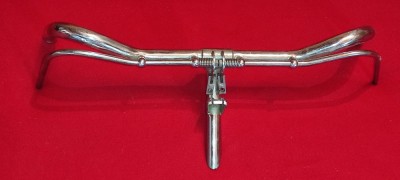 Ghidon pt. bicicleta din otel model olandez CU PIPA + manete frana foto