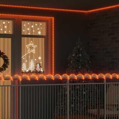 vidaXL Lumină cu sfoară cu 240 LED Alb cald 10 m PVC 42018935 foto