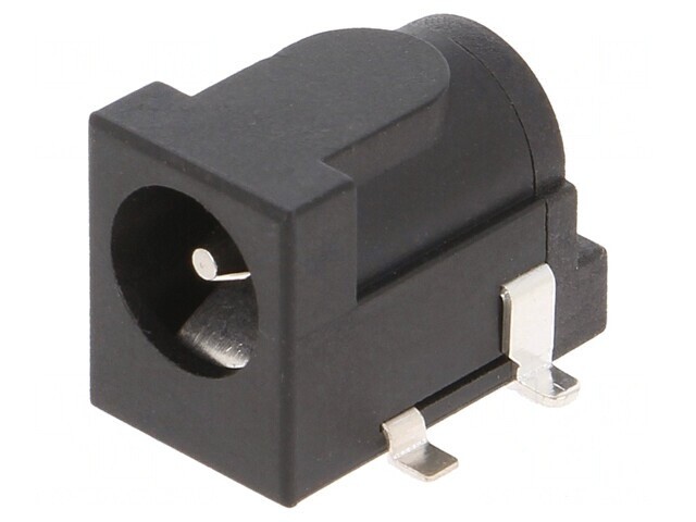 Conector Alimentare DC Tată 5,5/2,1-2,5mm SMT Negru 2A 12V