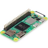 Cumpara ieftin Mini PC Raspberry Pi Zero 2 WH, 512 MB RAM, procesor quad-core 1.0 GHz, Wi-Fi, Bluetooth, GPIO pre-lipit, mini HDMI, micro USB, livrare 7-8 zile