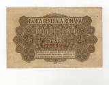 Romania 1917 - 25 bani, ocupatia germana, circulata