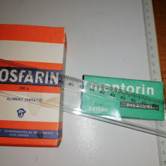 RAR - LOT 2 AMBALAJE VECHI MEDICAMENTE/ALIMENTE RSR -MENTORIN / FOSFARIN