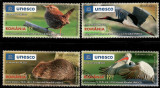 Romania 2021, 65 ani Romania membru UNESCO, stampilat (CTO), Michel 7891-7894