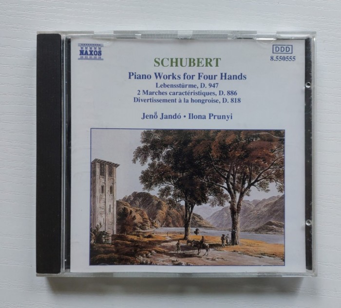 #CD Schubert &ndash; Piano Works For Four Hands - Jenő Jand&oacute;, Ilona Prunyi