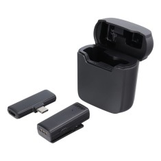 Microfon lavalier wireless pentru tip C cu carcasa de incarcare S11 foto