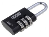 Lacăt cu cifru din aluminiu 32mm