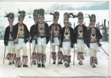 Bnk cp Sarbatori in Transilvania - Colindul junilor - necirculata, Fotografie, Sibiu