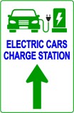 Electric Vehicle Charging Station Sign