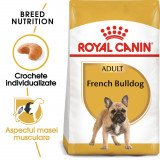 Royal Canin French Bulldog Adult hrană uscată c&acirc;ine, 1.5kg