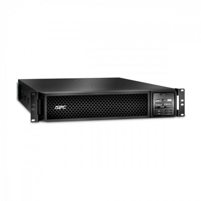 UPS NOU, Open Box, APC Smart-UPS SRT1000RMXLI, 1000VA / 1000W, On-Line, Dubla Conversie, Rackabil 2U, Network Management, Acumulatori Originali, Railk