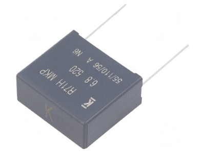 Condensator polipropilenă R71 6,8uF 32x28x14mm THT &amp;plusmn;10% foto