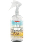 Odorizant Auto cu Miros de Croissant si Cafea cu Lapte Sonax Air Ventures, 300ml
