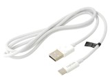 Cablu USB 2.0 LOGILINK USB A la USB C 1m Alb Textil 480Mbps