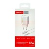 Incarcator Tranyoo 12W, 2.4A set cu cablu Micro Alb