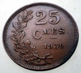 2.057 LUXEMBURG LUXEMBOURG 25 CENTIMES 1930, Europa, Bronz