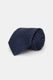 Michael Kors cravată de mătase culoarea bleumarin, MK0DT00188