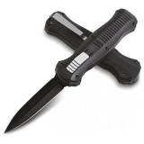 Cuțit automat cu spargator de sticla, DEPOX&reg;, lama otel, 23 cm, negru