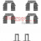 Set accesorii, placute frana VW TRANSPORTER IV caroserie (70XA) (1990 - 2003) METZGER 109-1233