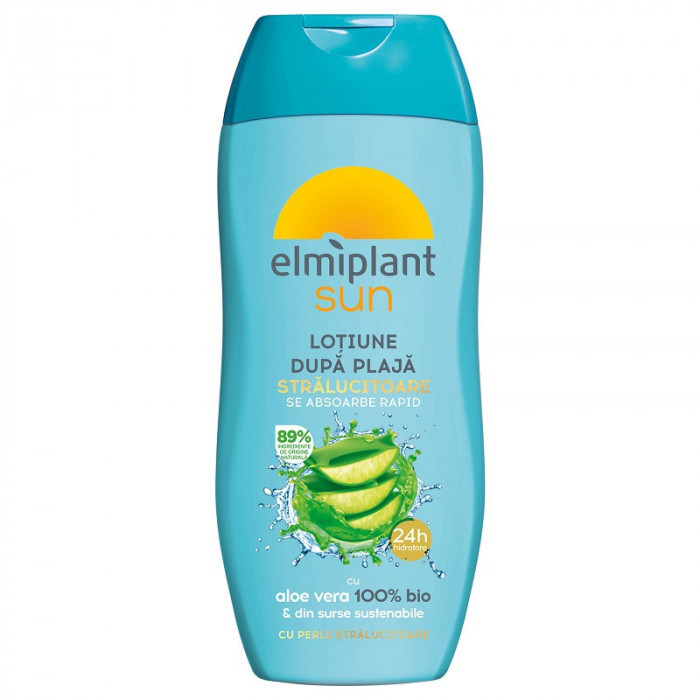 Sun lotiune dupa plaja stralucitoare aloe 200ml