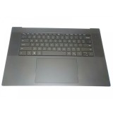 Carcasa superioara cu tastatura palmrest Laptop, Dell, XPS 17, 9700, 9710, 0DW67K, DW67K, iluminata, layout US