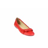 OFERTA marimea 36 - Balerini dama casual din piele naturala in combinatie cu piele intoarsa - Made in Romania LZENARR