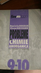 Probleme de chimie anorganica clasele 9-10 D.Bogdan,E.Goiceanu 2001 foto